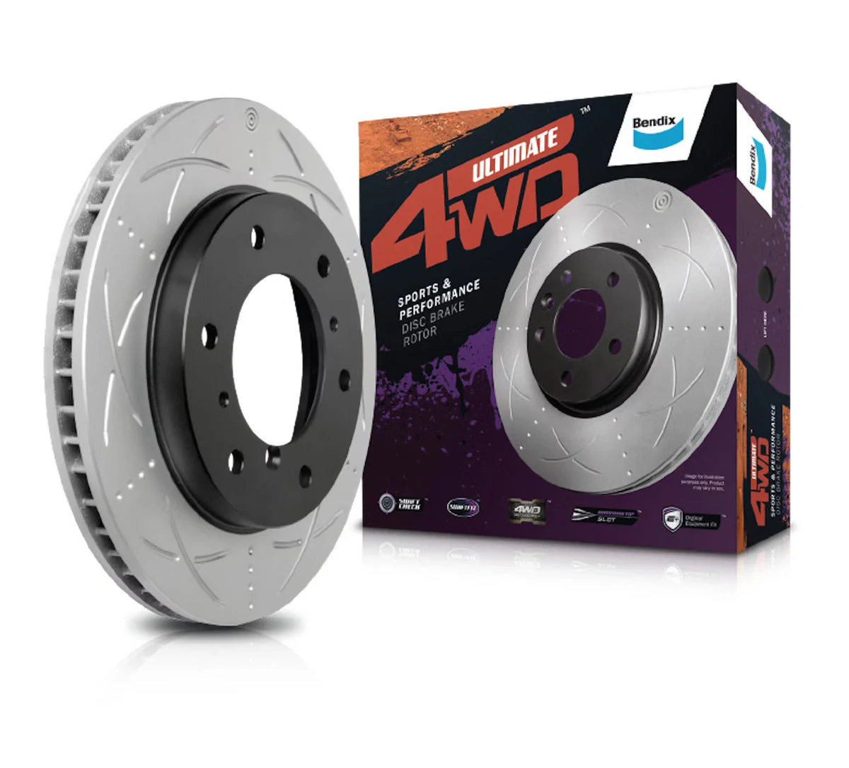 Bendix Ultimate 4WD Brake Rotor for Toyota LandCruiser LC300 FJA300 Prado GDJ251