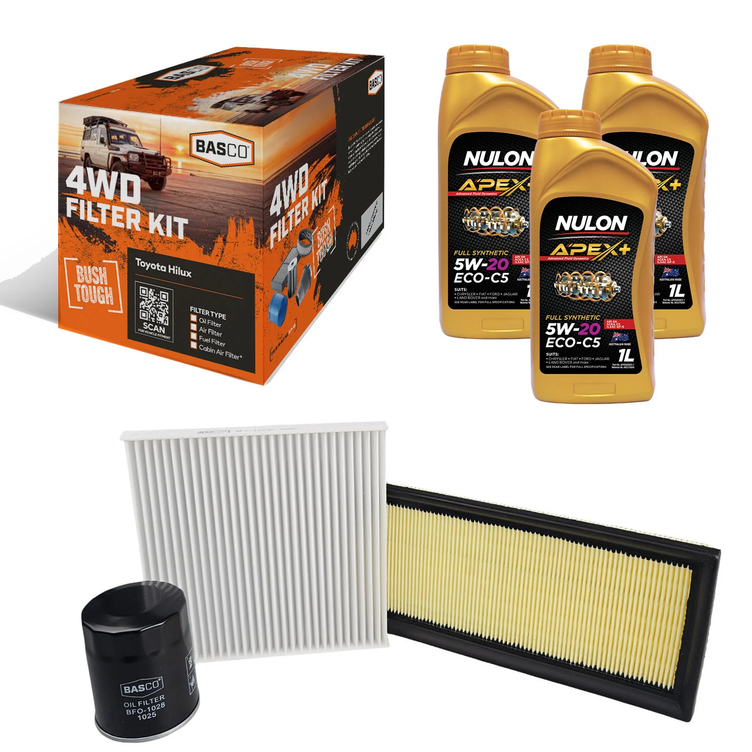 Oil Air Cabin Filter kit + Oil for Mitsubishi Mirage LA LB 3A92 1.2L 2013~2021