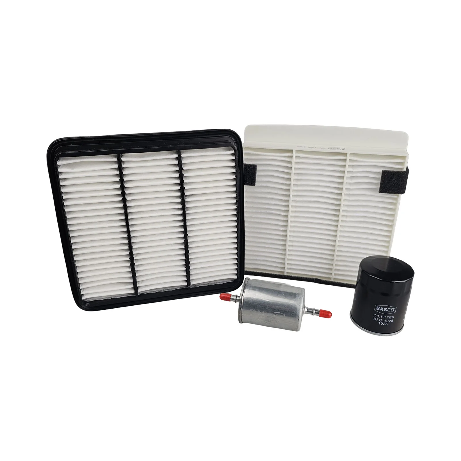 Oil Air Fuel Cabin Filter Kit + Engine Oil for Mitsubishi Triton 2.4L 4G64 - Image 2