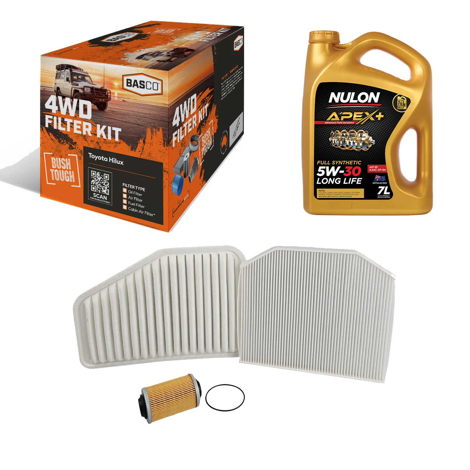 Oil Air Cabin Filter kit +Oil for Holden Commodore VF 3.0L 3.6L Petrol LFW LFX