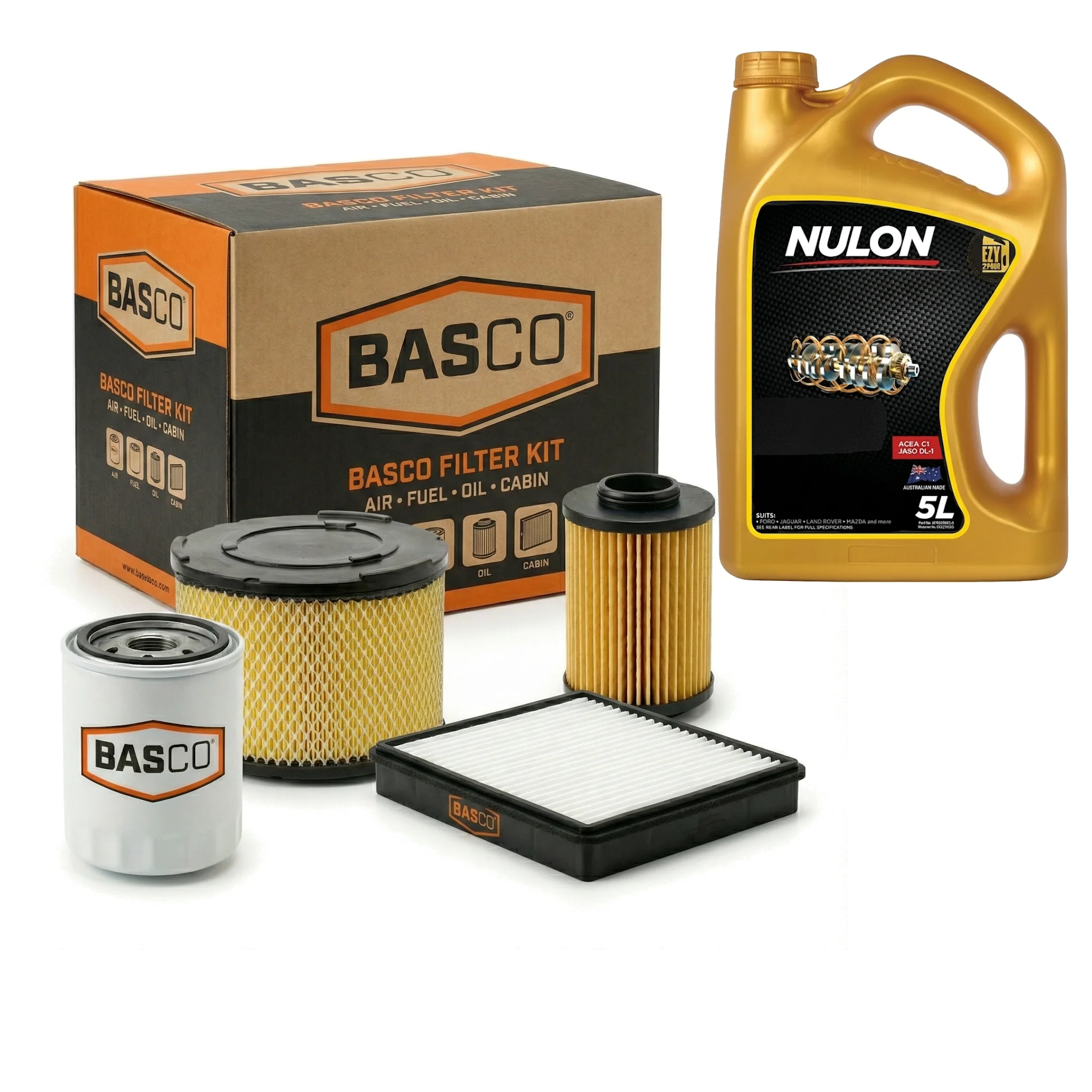 Oil Air Fuel Cabin Filter kit +Oil for Toyota Corolla Ascent ZZE122 1.8L 1ZZFE