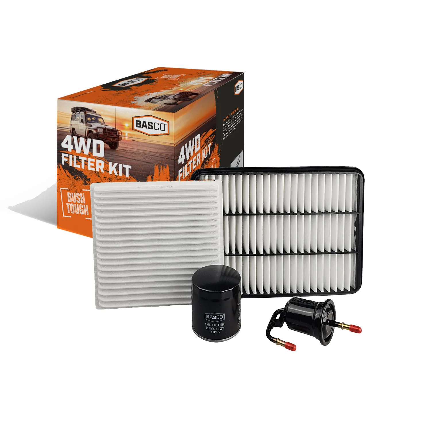 Oil Air Fuel Cabin Filter Kit for Toyota Landcruiser Prado 3.0L 1KDFTV Diesel
