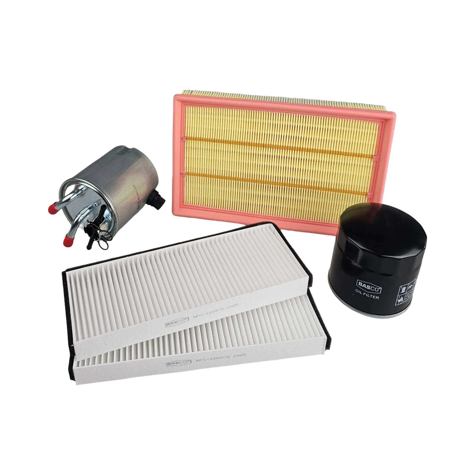 Oil Air Cabin Fuel Filter Kit + Oil for Nissan Navara D40 2.5L Diesel YD25DDT - Image 2